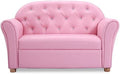 Pink PU Leather Armrest Chair Sofa Z6594