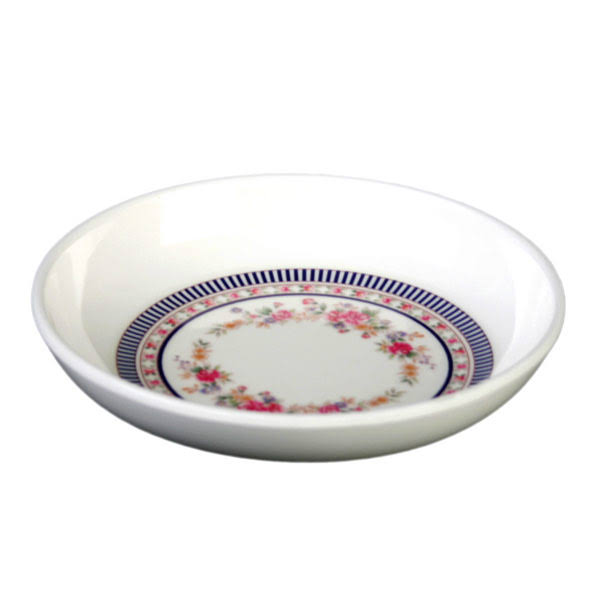 Rose 2 oz. Round Melamine Sauce Dish Q4274