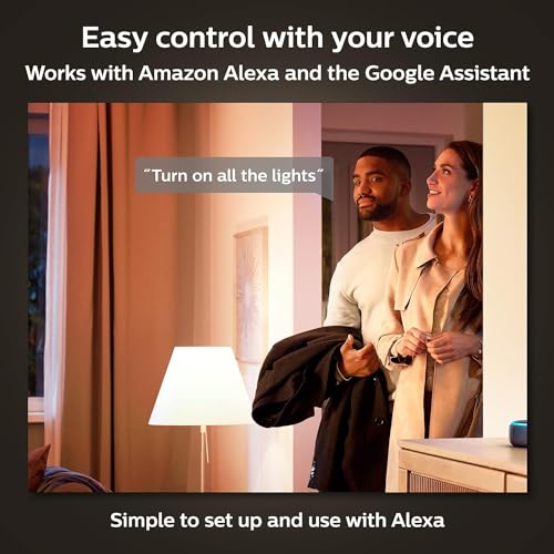 75W A19 White and Color Ambiance LED Smart Bulb Pack of 4 C44378