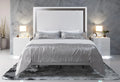 Shiny White Queen Bedroom Set L4012
