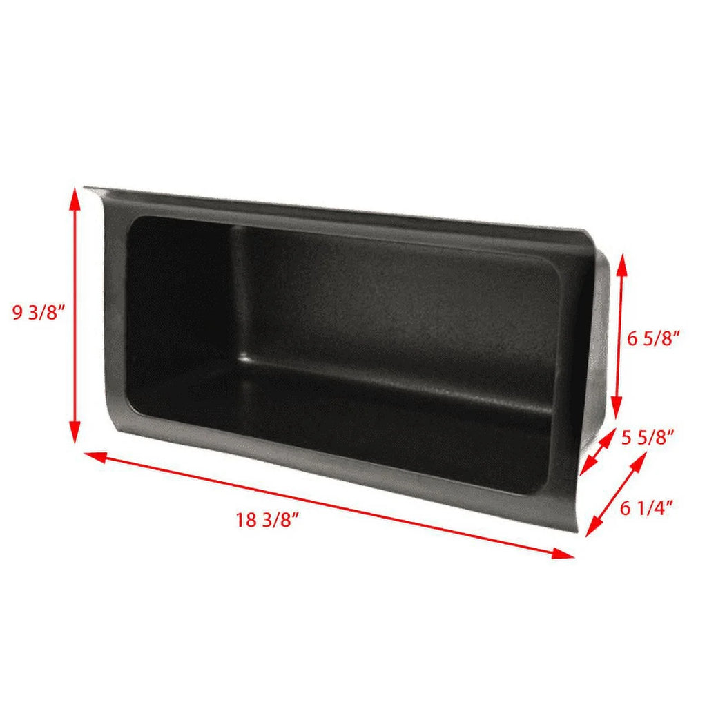 Black Boat Insert Tub Panel 18 3/8 x 9 3/8 x 6 5/8 Inch K669433