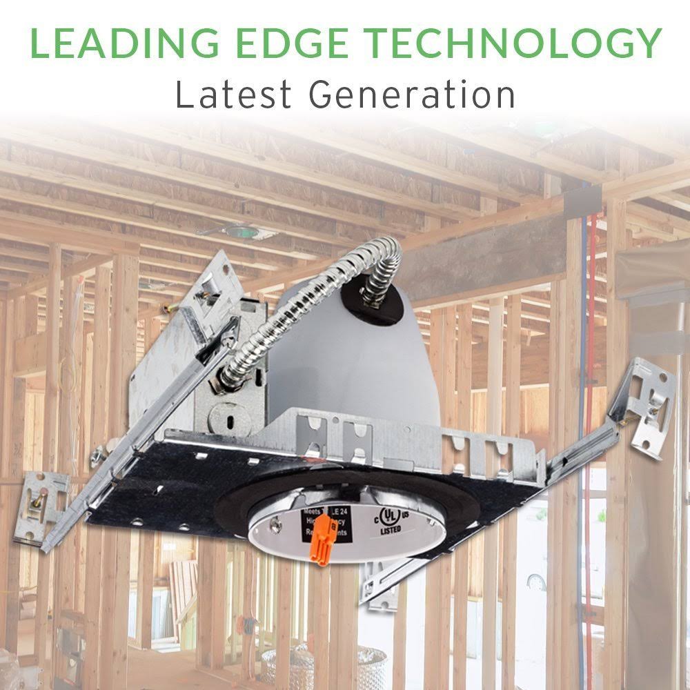 10 Pack 4x22 LED Can Recessed Light Housing I54165