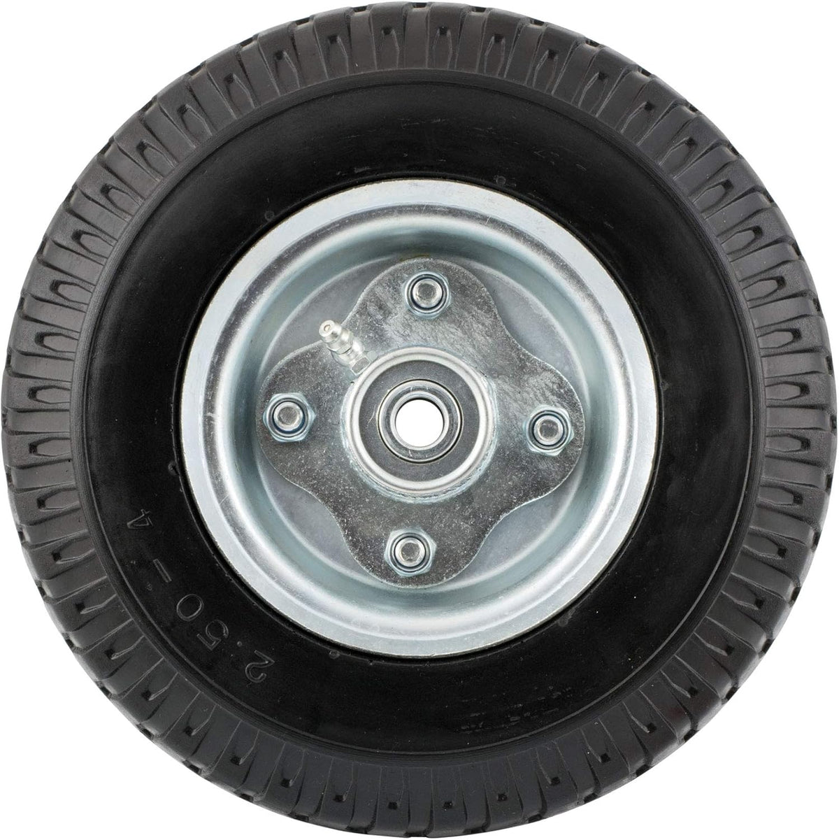 2.80/2.50-4 Flat Free Hand Truck Tire on Wheel A9237