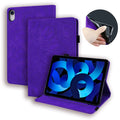 Purple Folio Stand Smart Case for iPad 10.9 inch 2022 with Pencil Holder U8538
