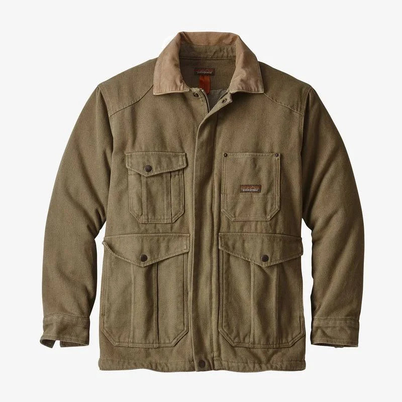 Men's Hemp Canvas Barn Coat - Brown A39685