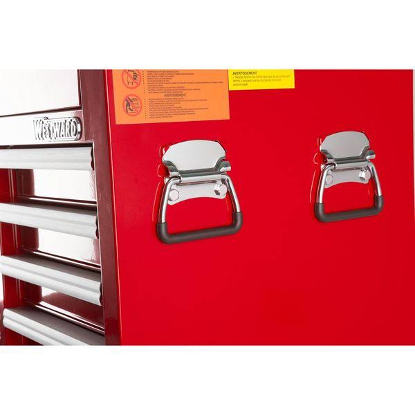 Red 9 Drawer Top Chest Q241183