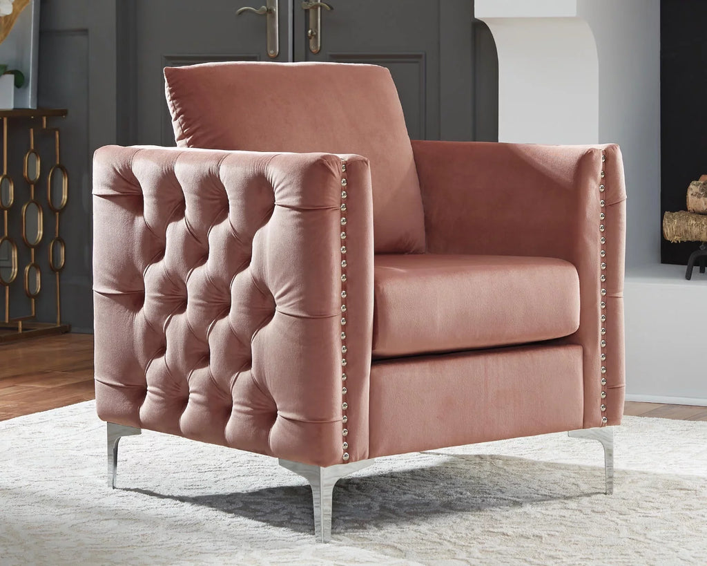 Blush Pink Accent Chair S21297