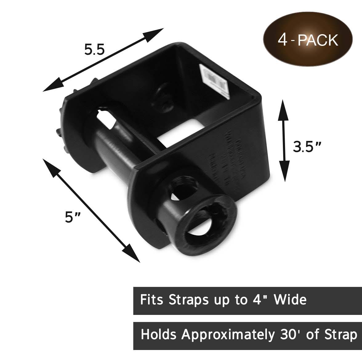 4 Pack Weld-On Winches for Flatbed Trailer G6948