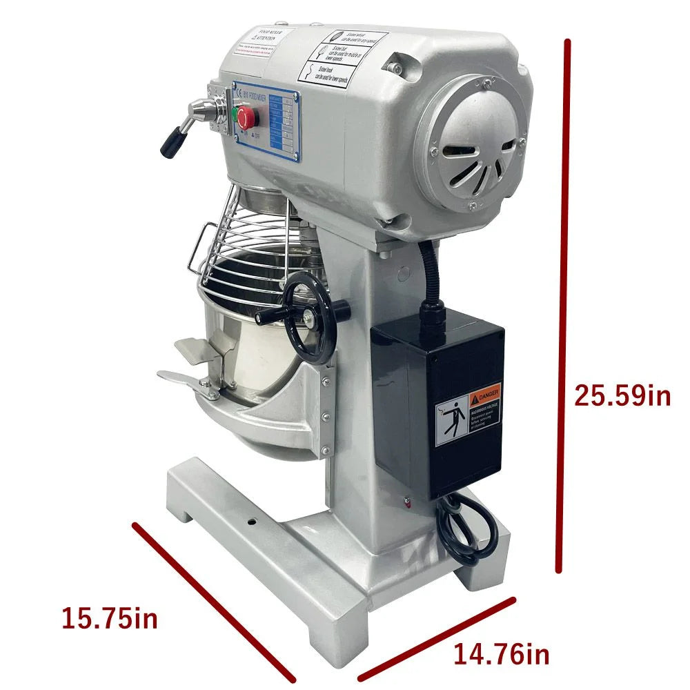 Commercial Dough Mixer 11Qt 3 Speed Stainless Steel C55887