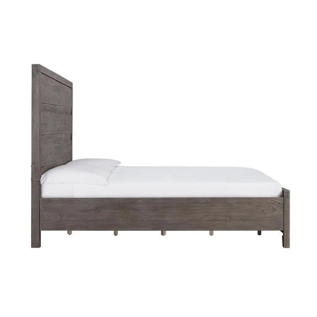Full Solid Wood Panel Bed G86510