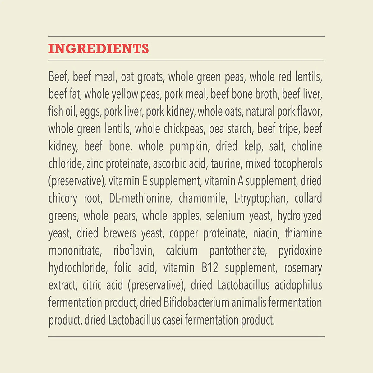 Red Meat Liver Whole Oats Recipe S4608