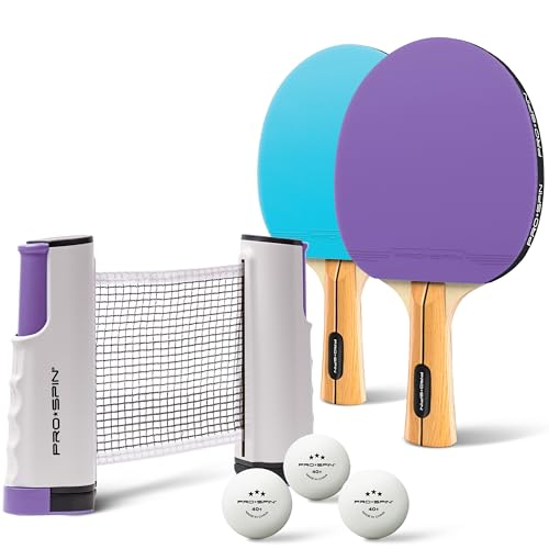 Portable Ping Pong Set with Retractable Net O594256