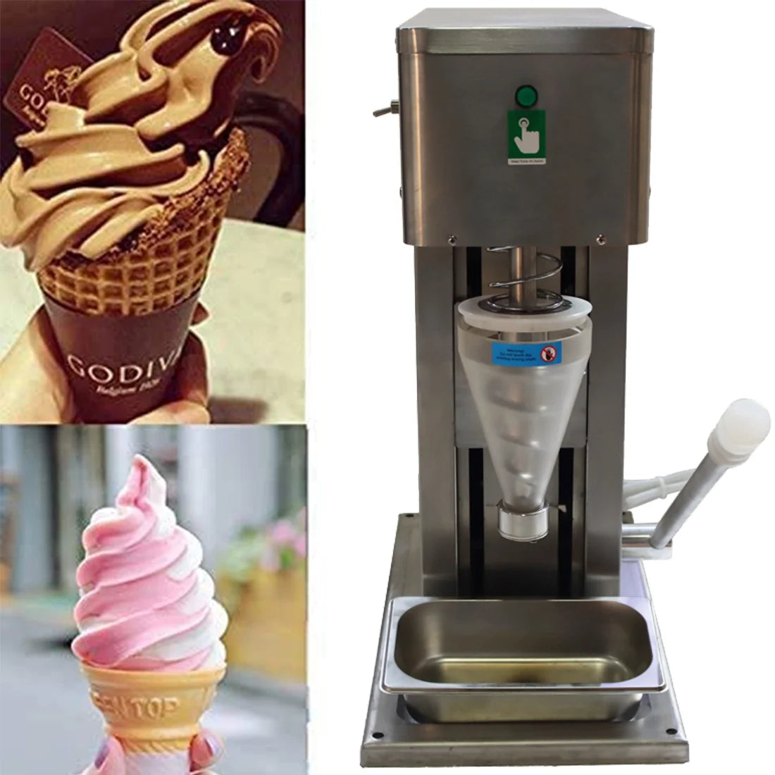 Electric Fruit Ice Cream Machine Juice Yogurt Milkshake Mixer N187051
