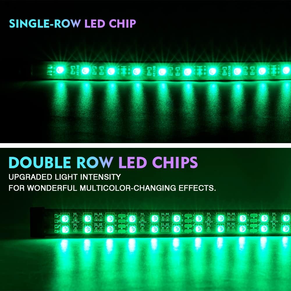 4 PCS RGB LED Car Underglow Light Kit with Wireless Remote Z898