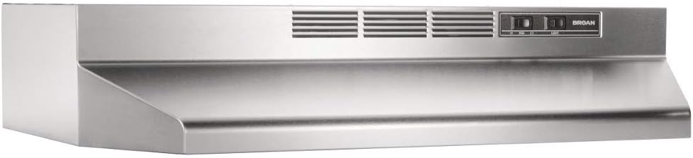 Black Ductless Range Hood Insert with Light A5765