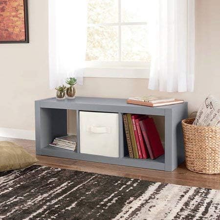 White 4-Cube Storage Cabinet Bookshelf P14985