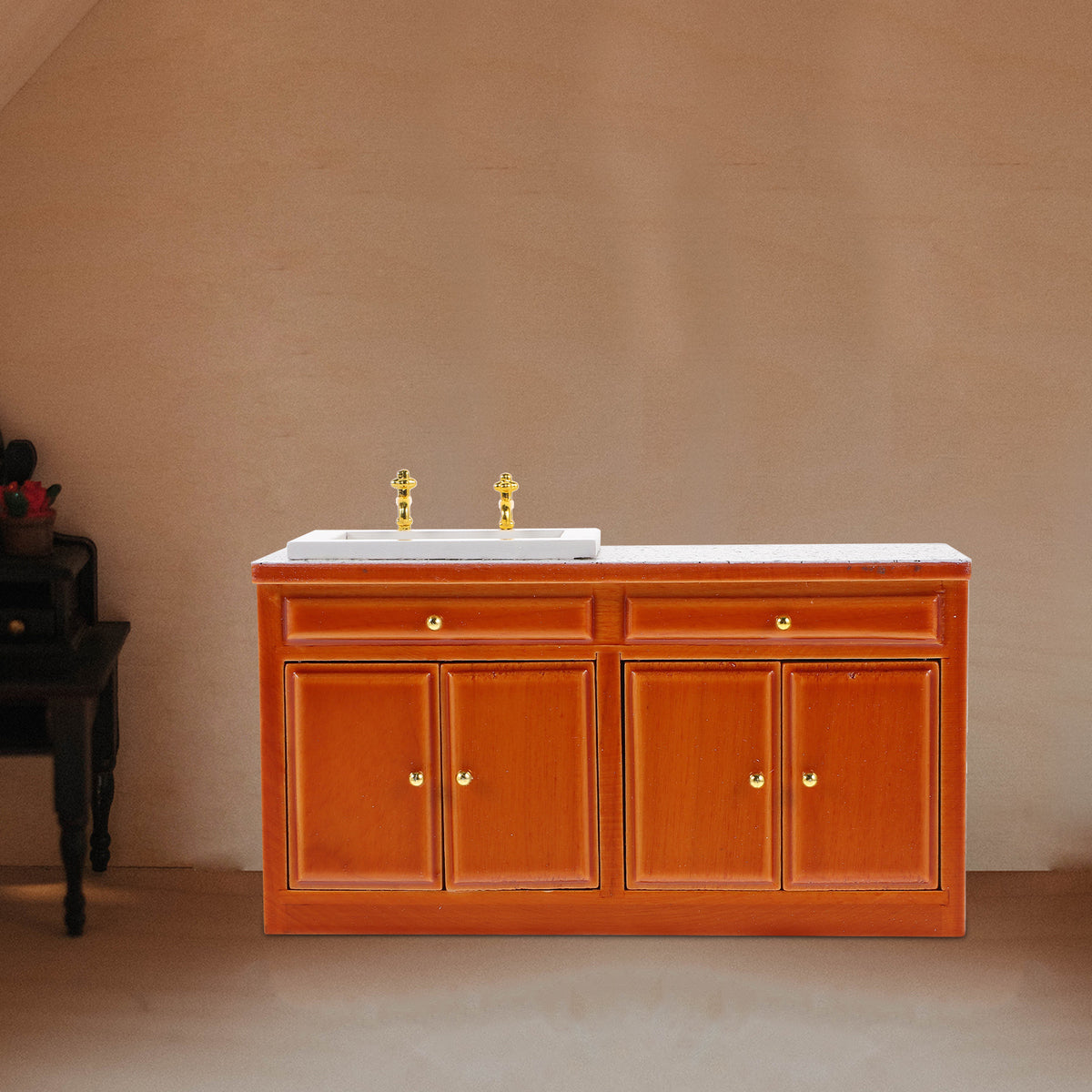 Mini Wooden Counter Sink W995896