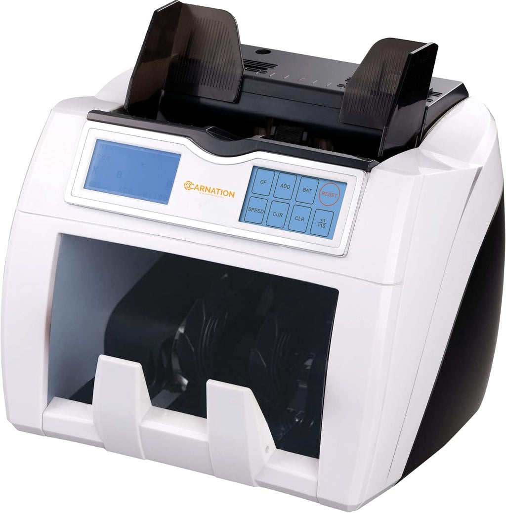Money Counter with Counterfeit Bill Detection, Touchscreen, Multi-Currency Checker V763156