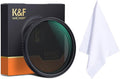 55mm Variable ND Filter ND2-ND32 Optical Glass with Microfiber Cleaning Cloth X496262