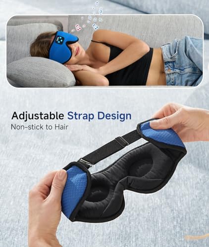 3D Bluetooth Sleep Mask with Headphones J10776
