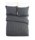 Gray Damask Cotton Quilt King J953