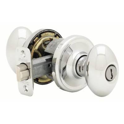 Iron Black Finish Entry Door Lock E48452