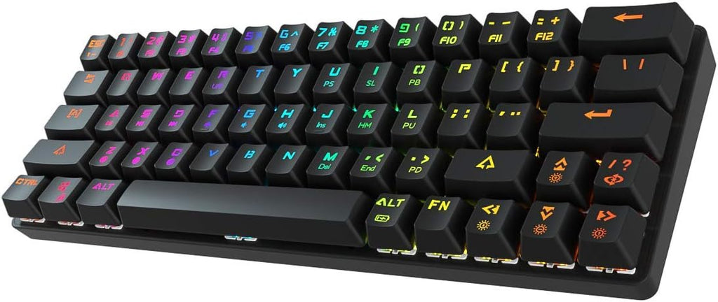 Wireless Wired 60% Mechanical Keyboard with Arrow Keys, True RGB Backlit M5995