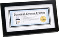Black Business License Certificate Frames M8368
