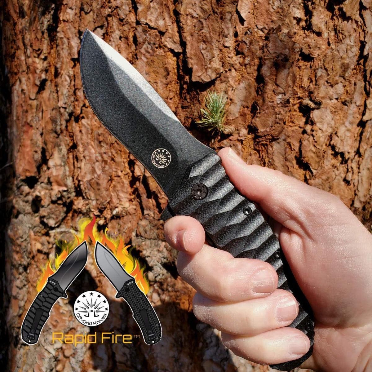Large Folding Knife with G10 Scales T598005
