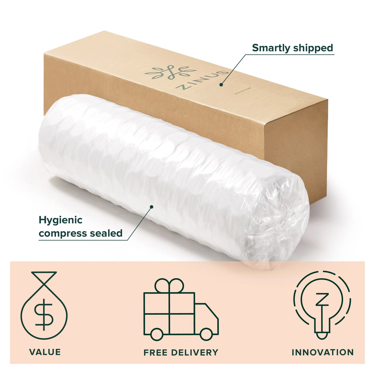 8 Gel-Infused Memory Foam Innerspring Mattress Twin N412948