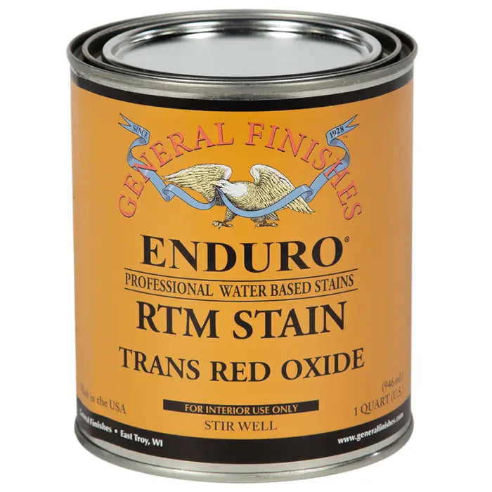 Trans Red Oxide Water-Based Wood Stain U2677