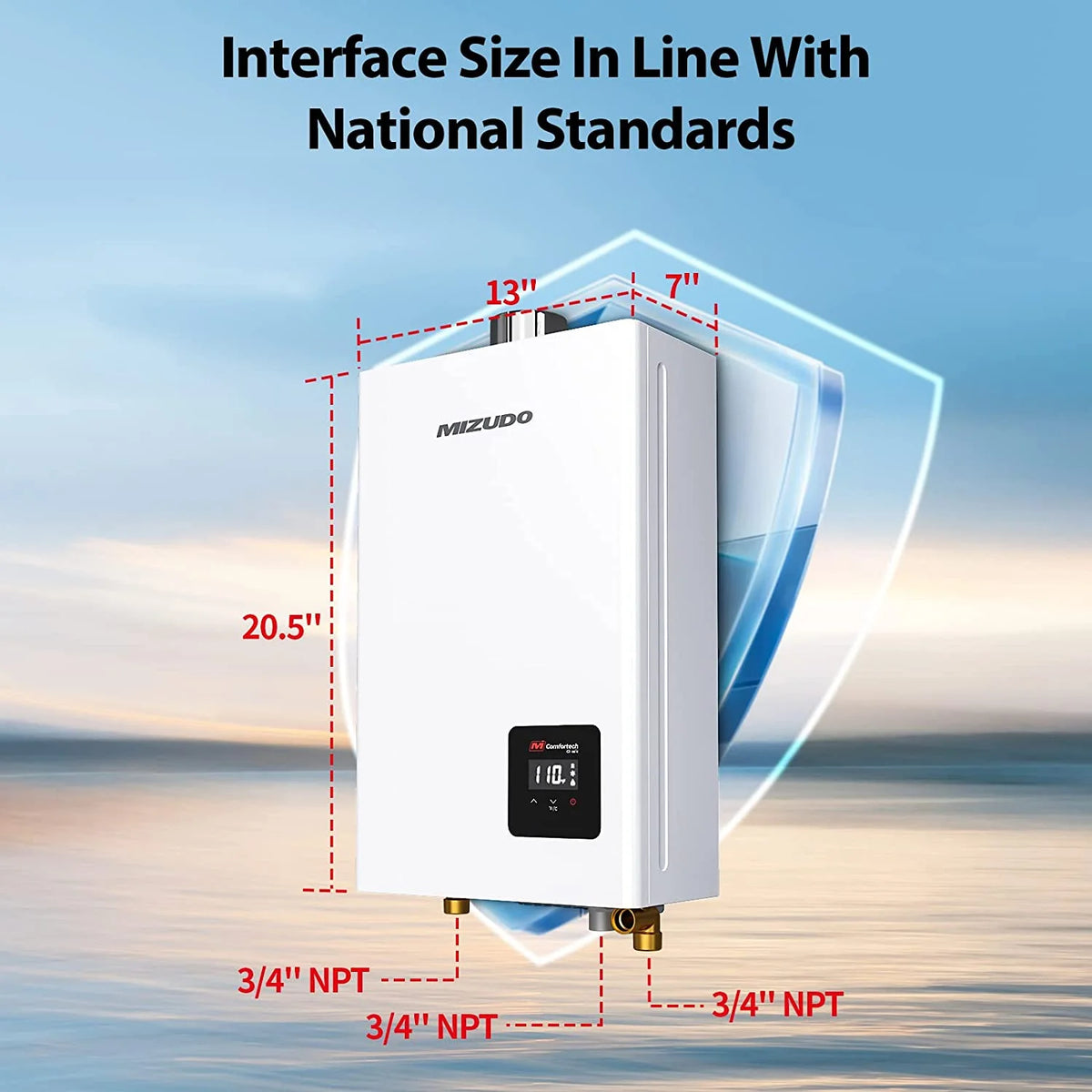 Natural Gas Tankless Water Heater 3.6 GPM E433678