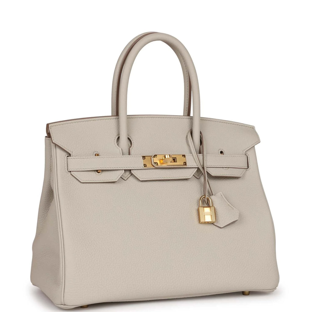 Beton Togo Leather Handbag B48532