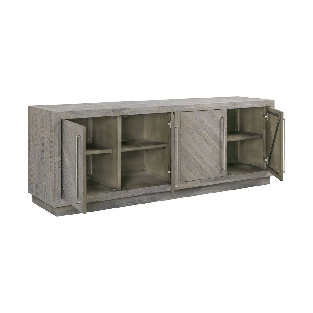 74" Solid Wood TV Stand S16833