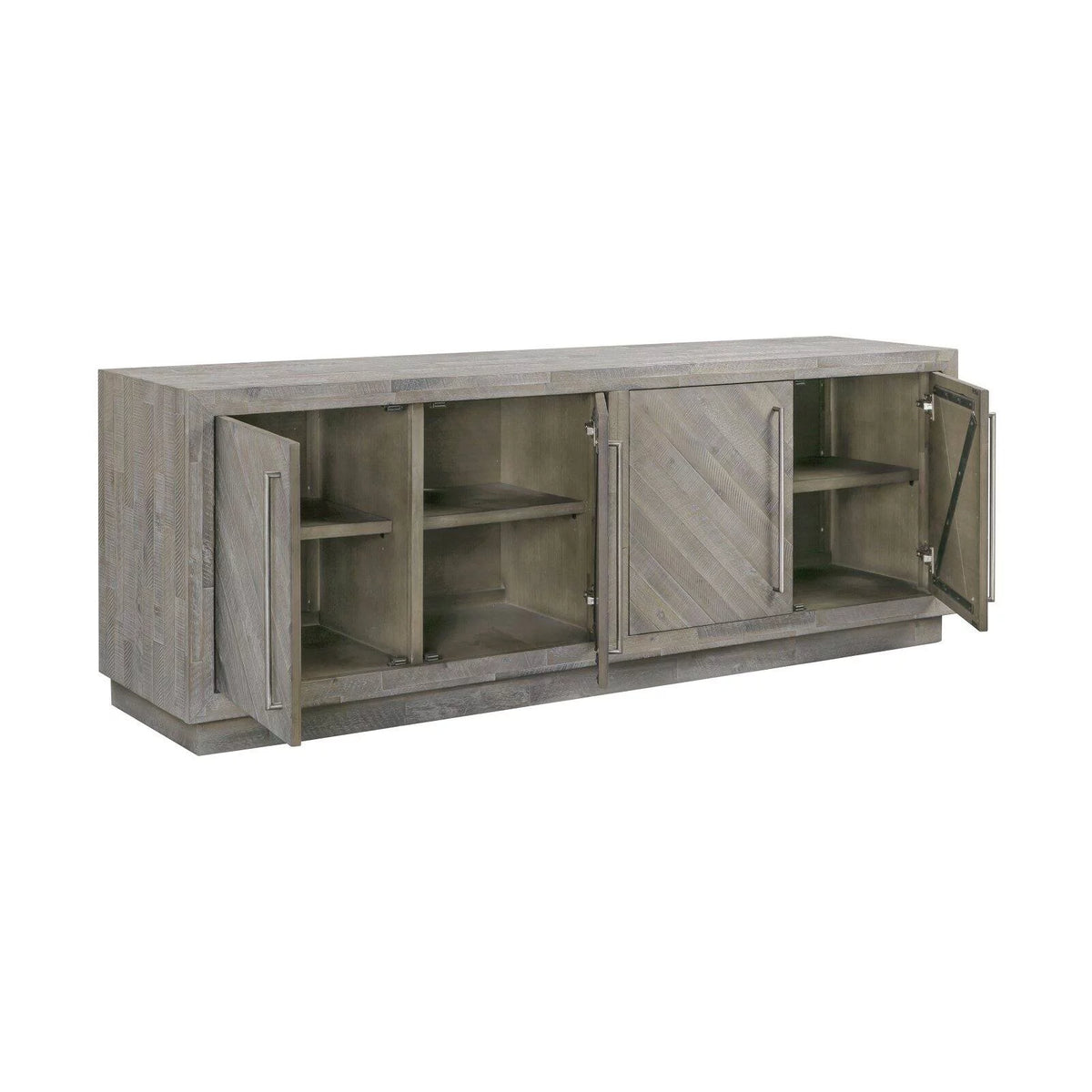 74" Solid Wood TV Stand S16833