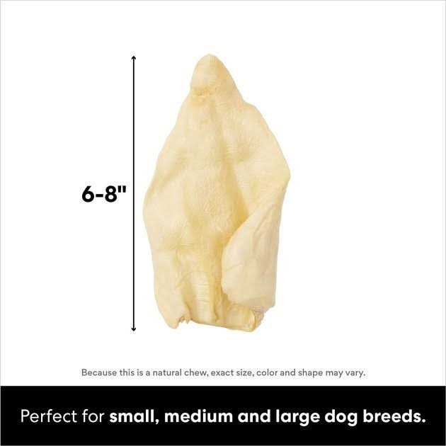 Water Buffalo Ear Chews Dog Treats R3193