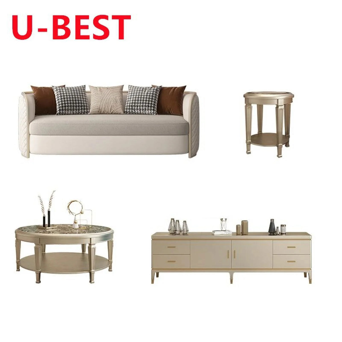 3 Seat Sofa Cum Bed Wooden Curved Couch K929