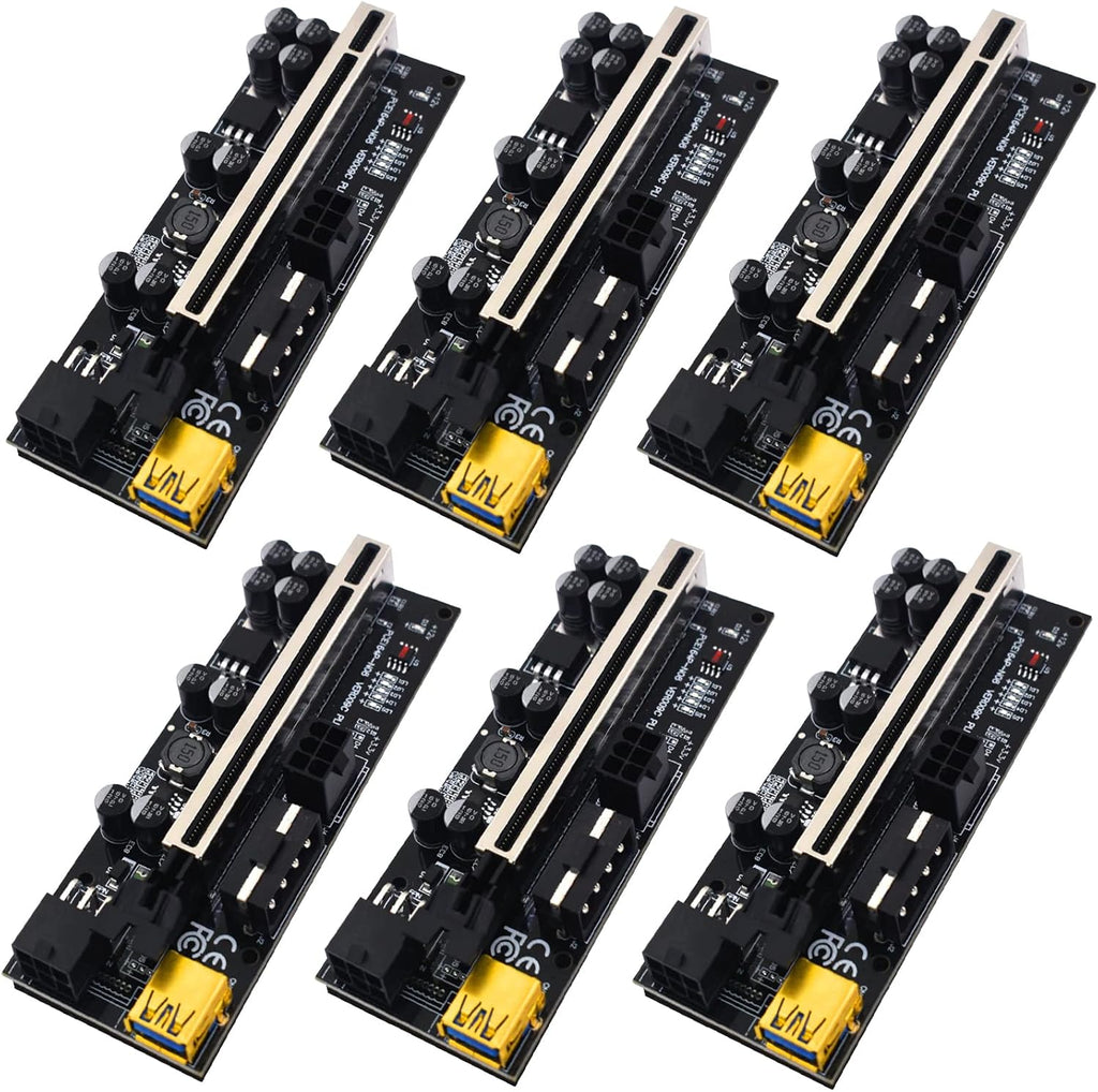 6PCS PCI-E Riser Card X16 Extender Cable R291290
