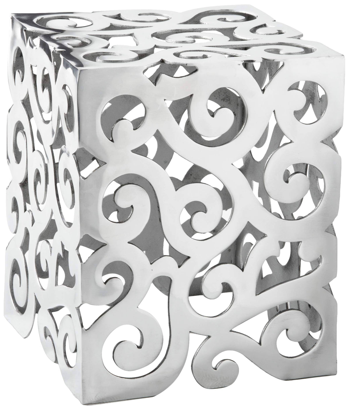 Paisley Square Stool O166
