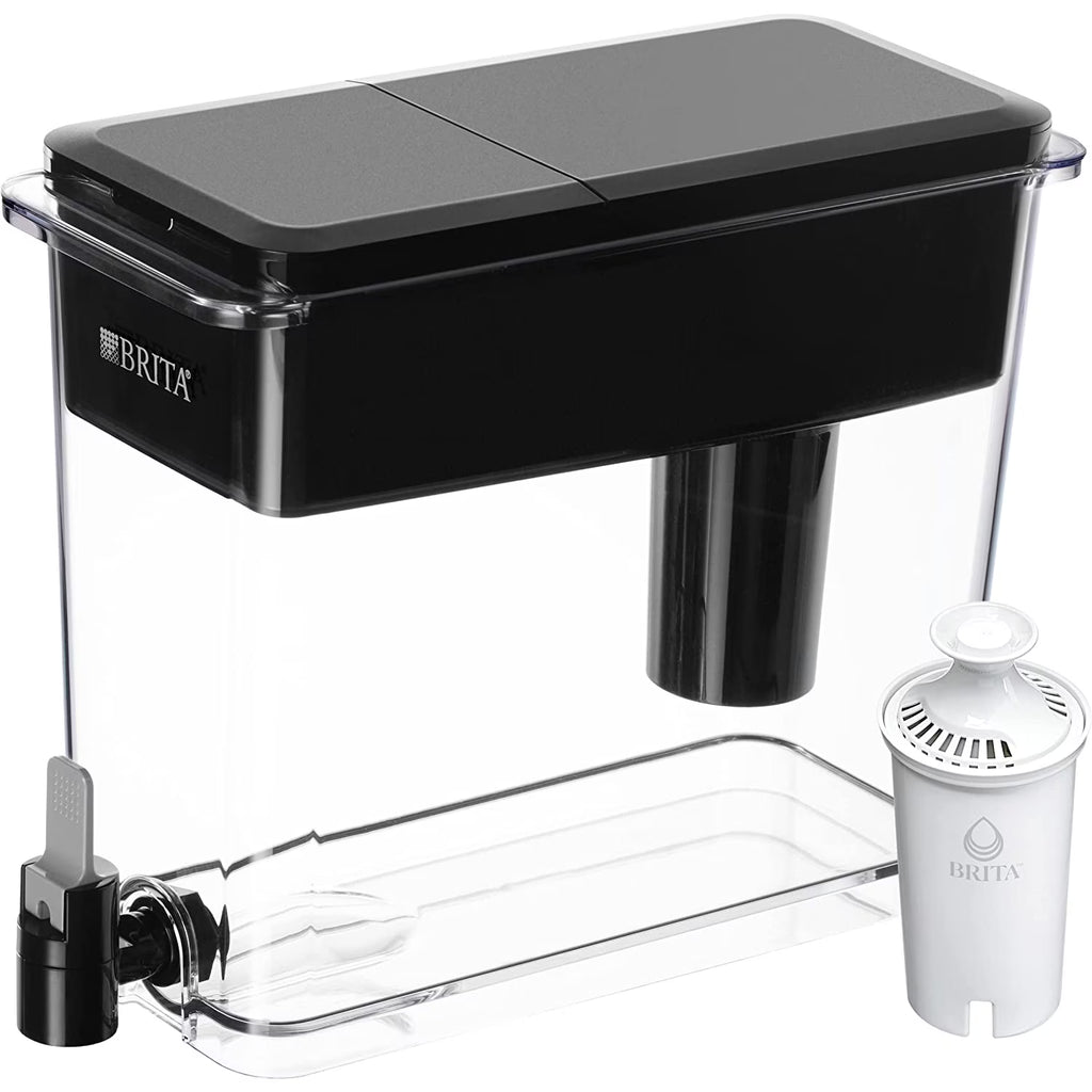 Black BPA Free 27-Cup Water Filter Dispenser X29568