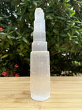8" Selenite Skyscraper Tower 10 Towers J3197