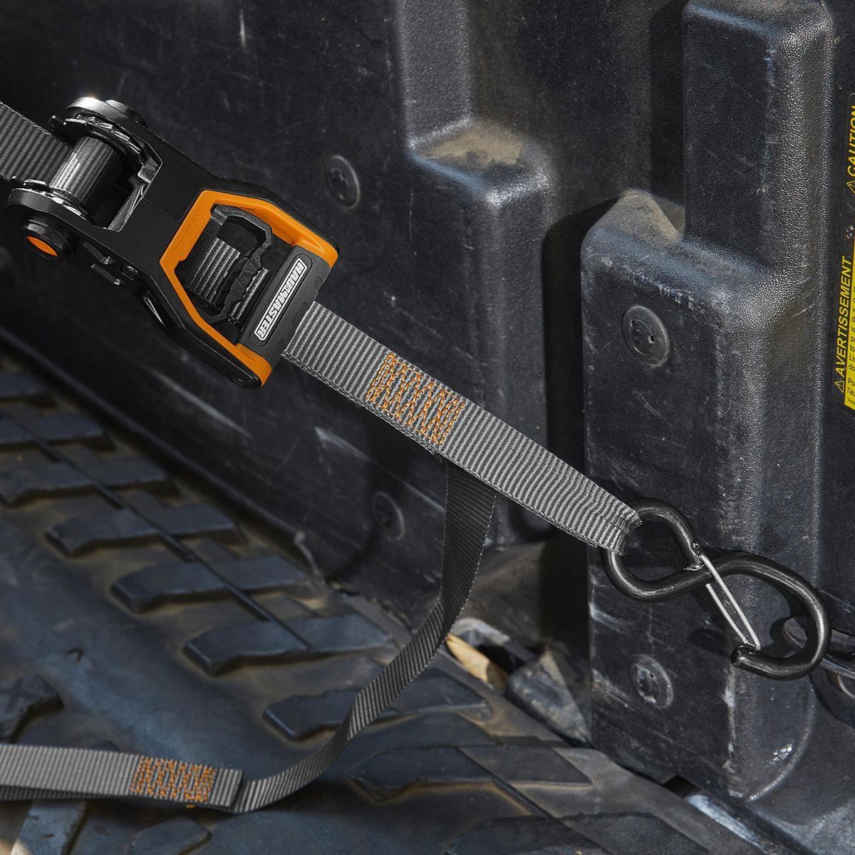 500 lb. Capacity 1 in. x 12 ft. Ratcheting Tie-Downs, 2-Pack H2779