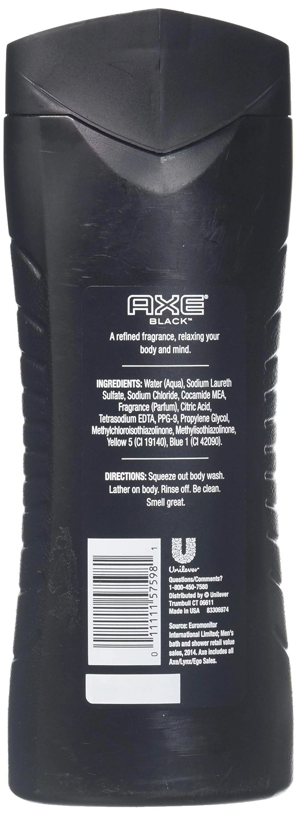 Black Body Wash, 16 Ounce (Pack Of 2) X1670
