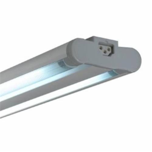 3 Wire Grounded Twin Adjustable T5 Fluorescent 28W Undercabinet Fixture, 3000K - Silver S8879