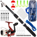 Telescopic Fishing Rod and Reel Combo with Carry Case 36pcs Fishing Tackle Set B6587