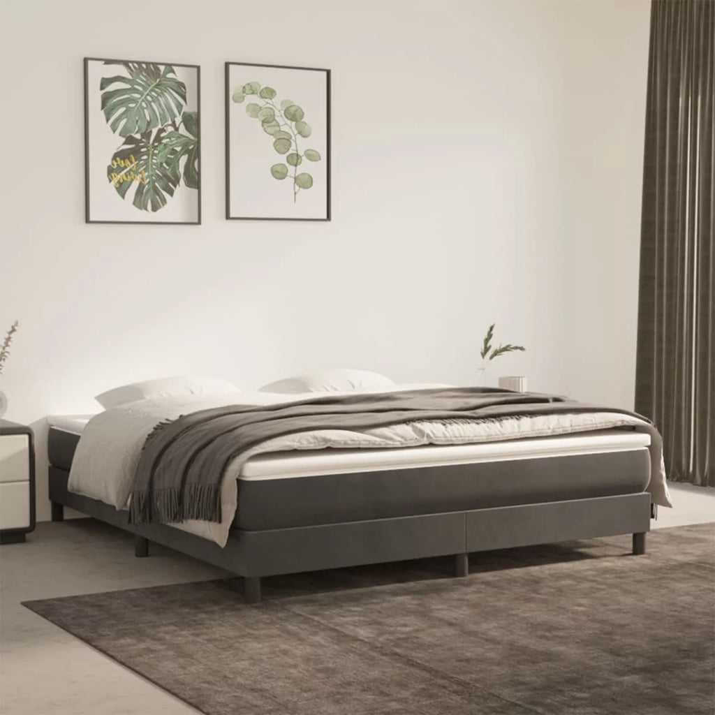 Queen Pocket Spring Bed Dark Gray H765