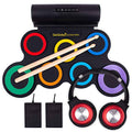Electronic Drum Set with Headphone and Drum Sticks O531256