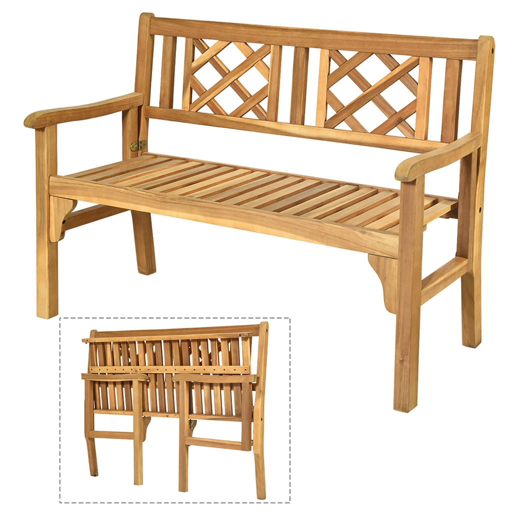 Solid Wood Folding Bench L5601