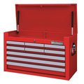 Red 9 Drawer Top Chest Q241183