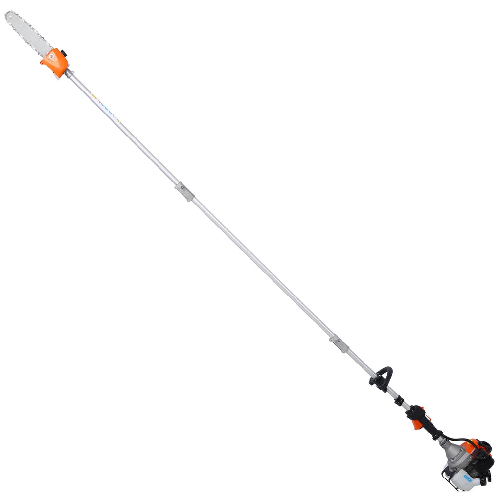 10 in 1 2-Cycle Garden Tool System with Pole Saw, Hedge Trimmer, Grass Trimmer, and Brush Cutter N522